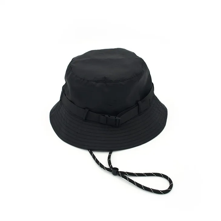 Chapeaux bobs en polyester noir