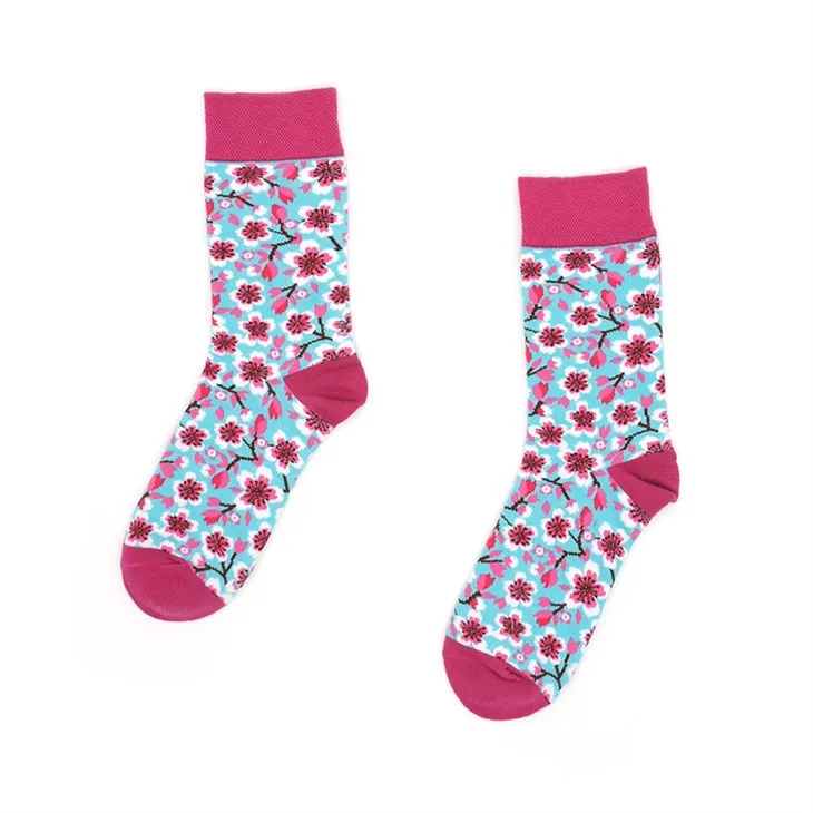 Chaussettes en coton colorées