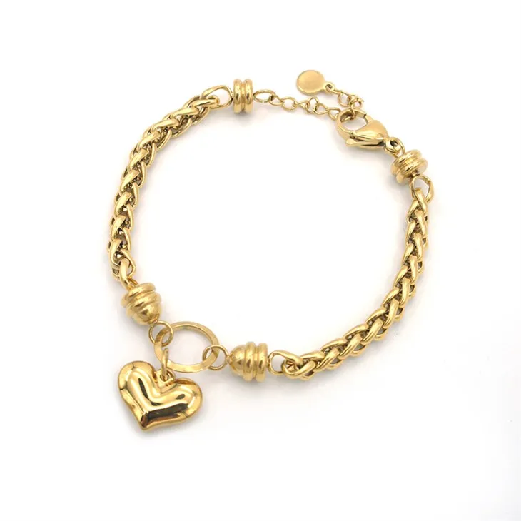 Bracelet Coeur en Or