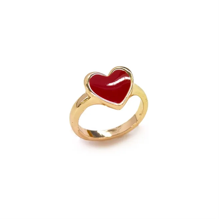 Bague coeur en or
