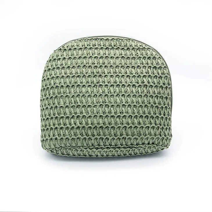 Sac au crochet vert