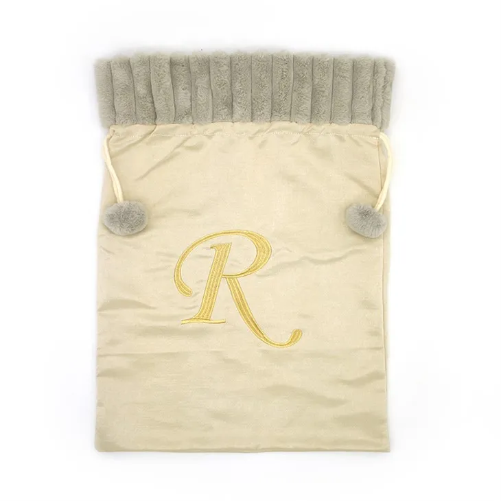 Chaussette de Noël avec lettre géante