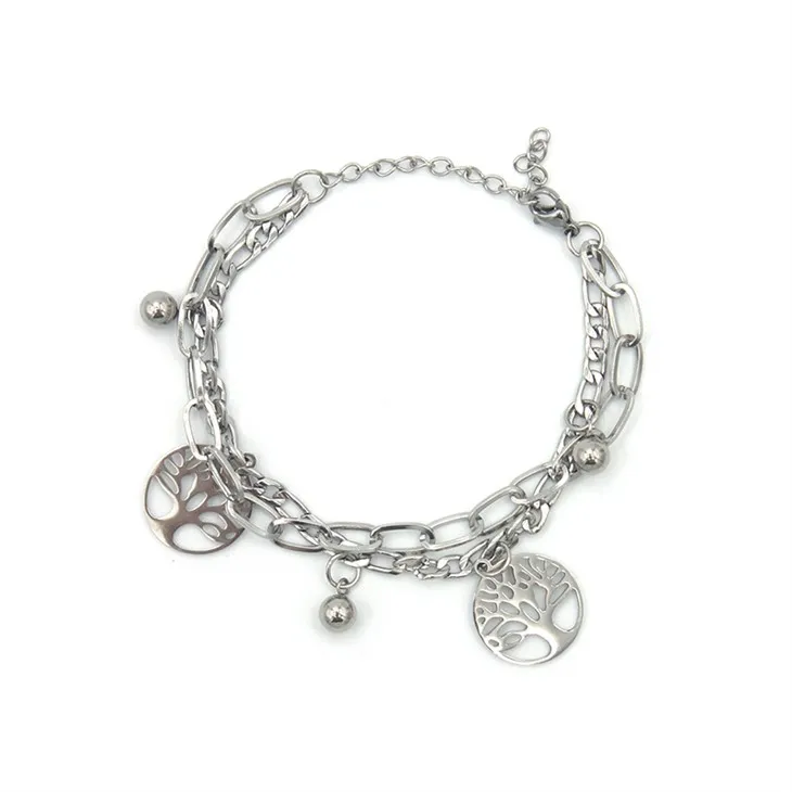 Bracelet chaîne en argent