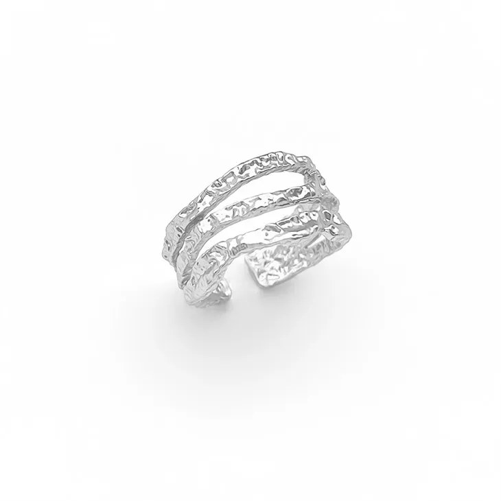 Bague triple en argent