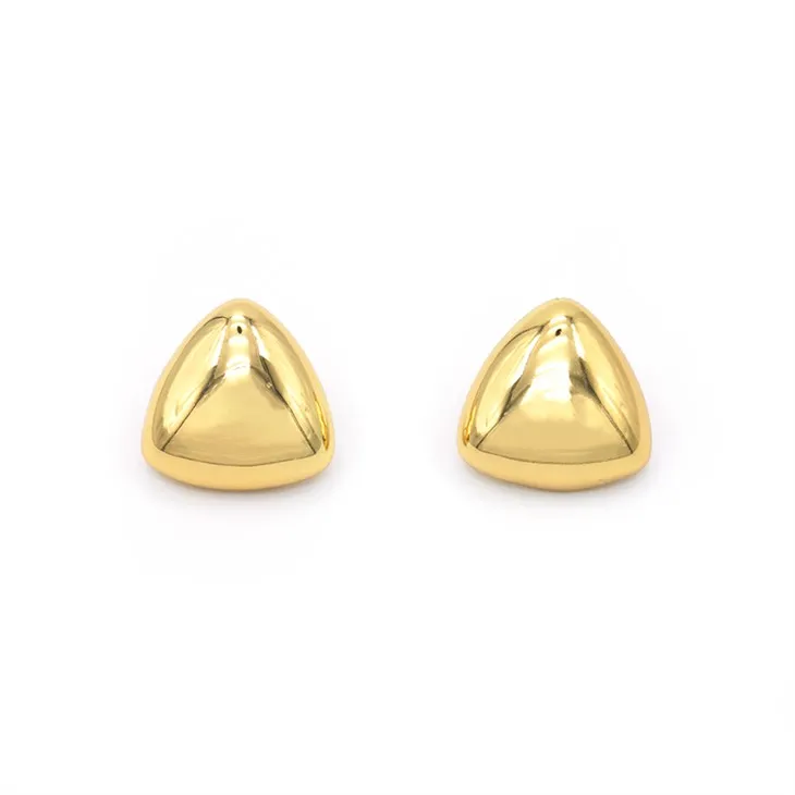 Boucles d'oreilles triangulaires audacieuses
